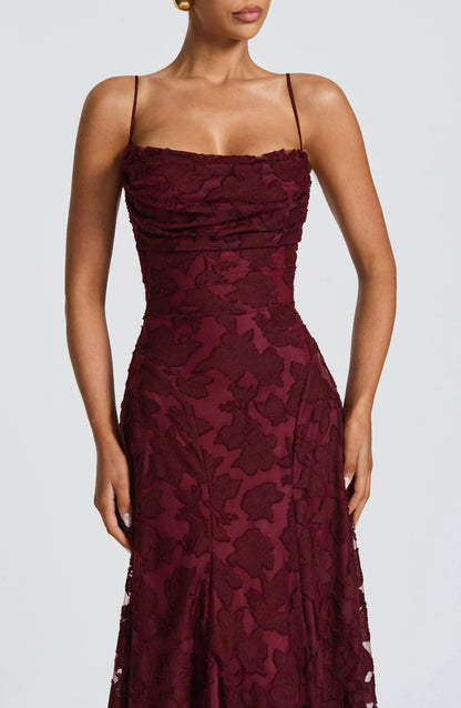 Rhoda Elegant Lace Evening Dress