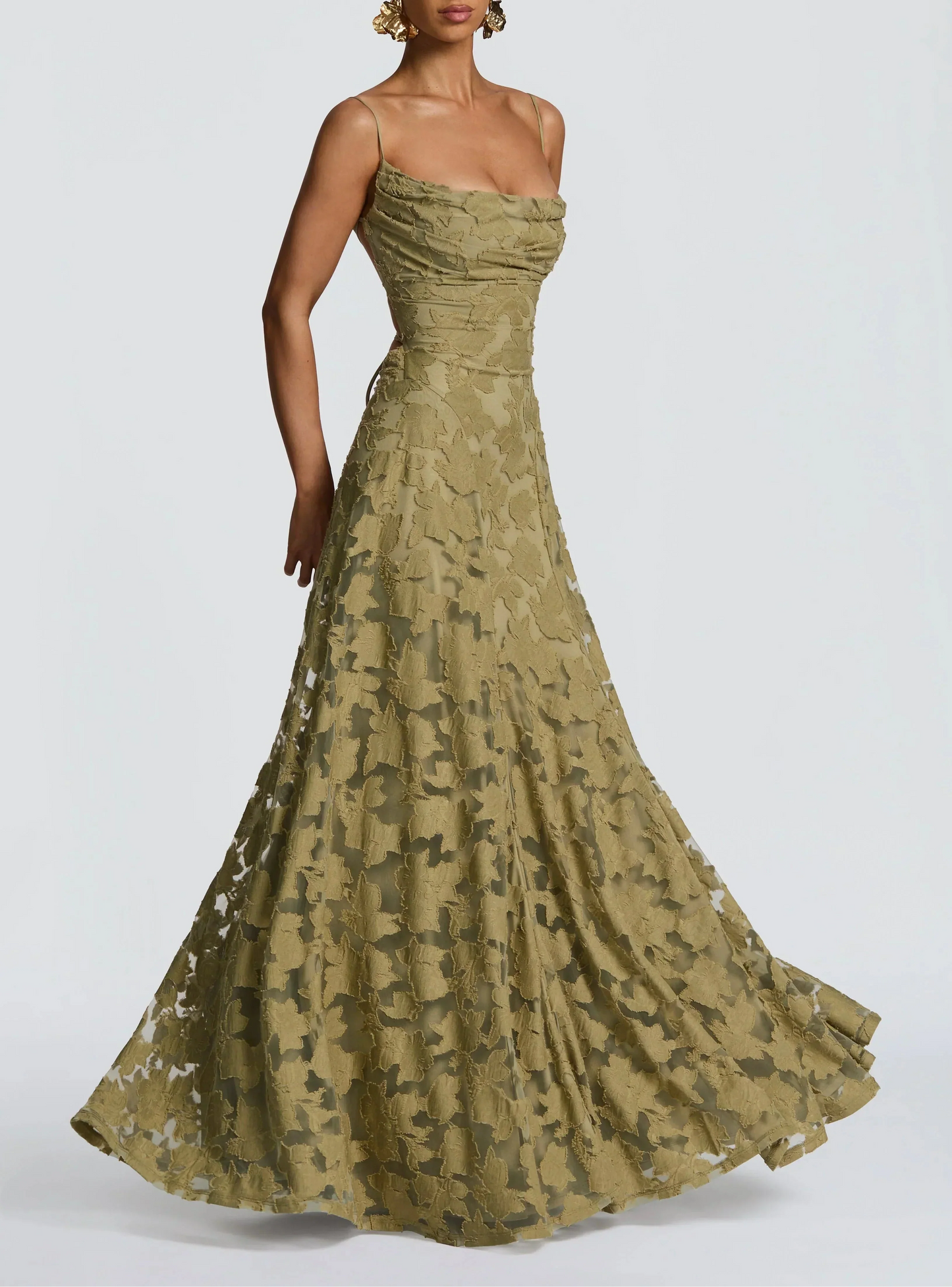 Rhoda Elegant Lace Evening Dress