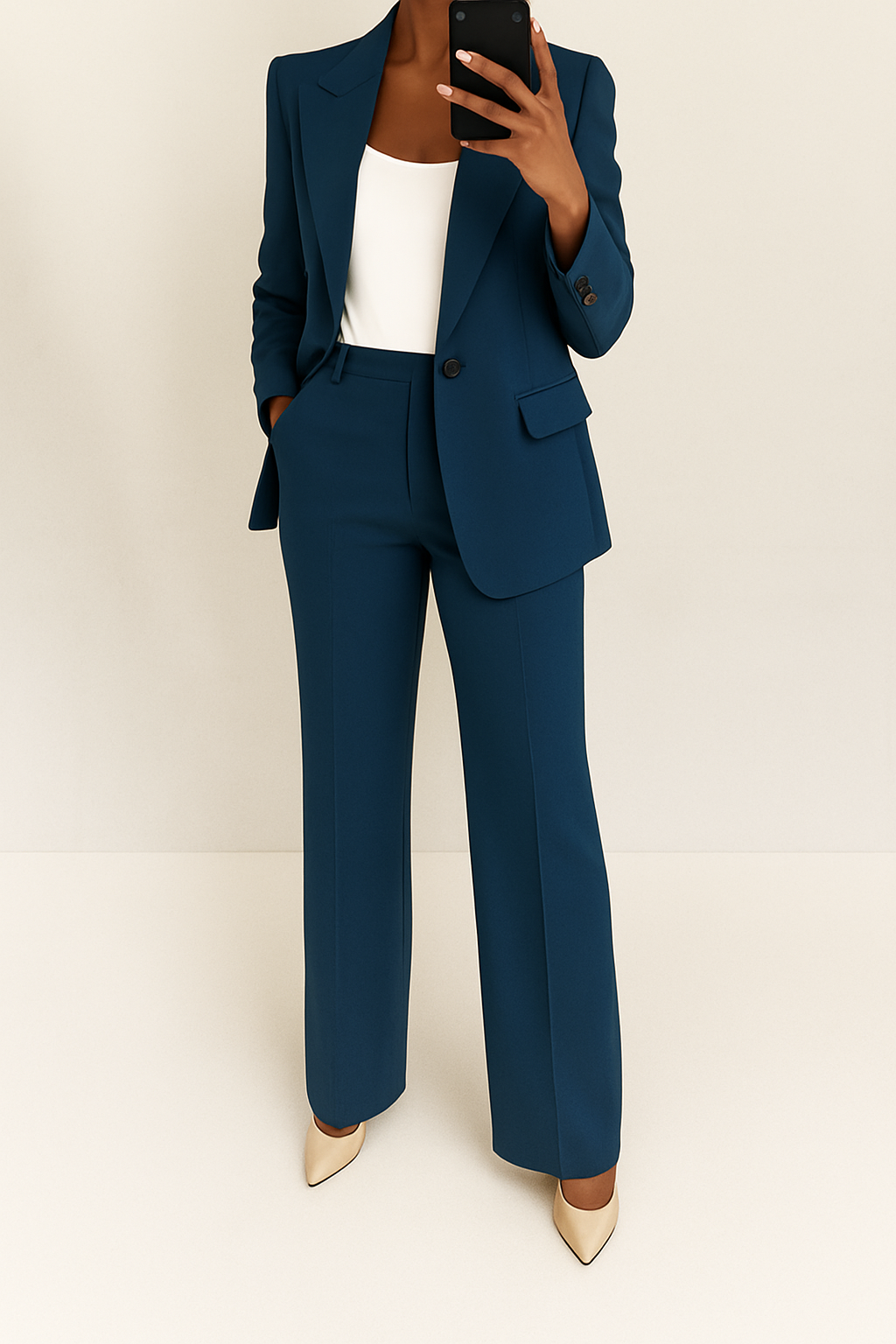 Gemma | Women's Two-Piece Suit | Long-sleeve blazer and Trousers