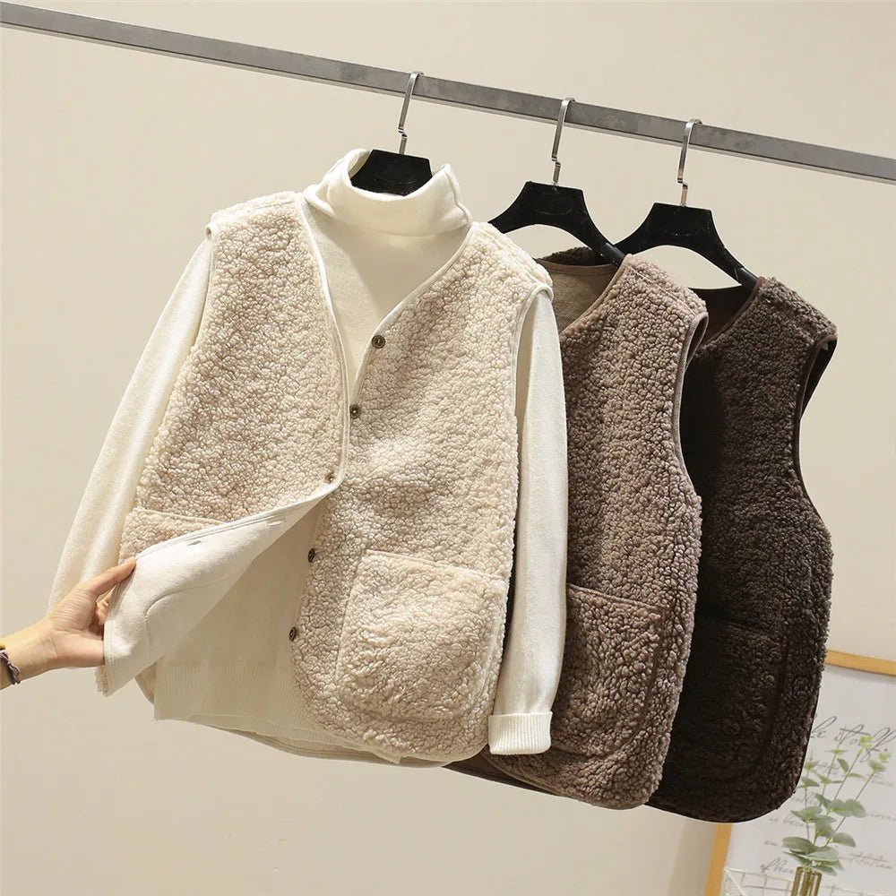 Noor Cozy Sherpa Vest
