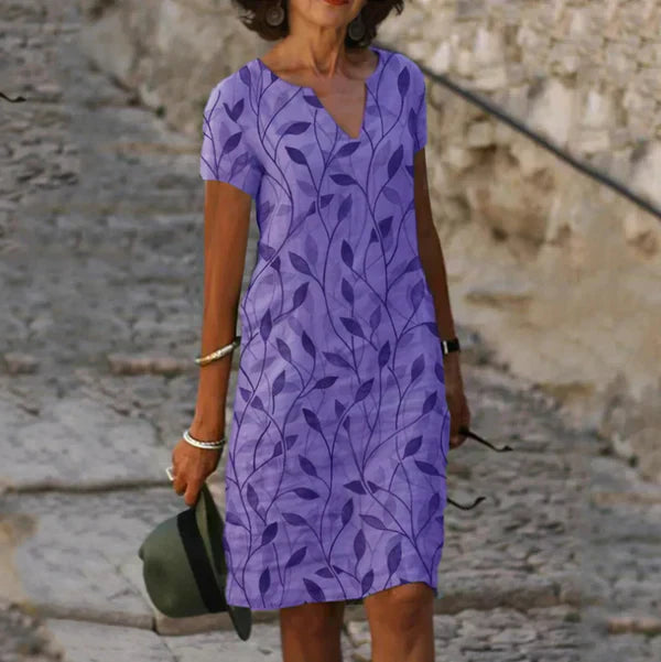 Virella Bloom V-Neck Dress