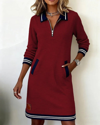 Julia Sport Chic Zip Dress