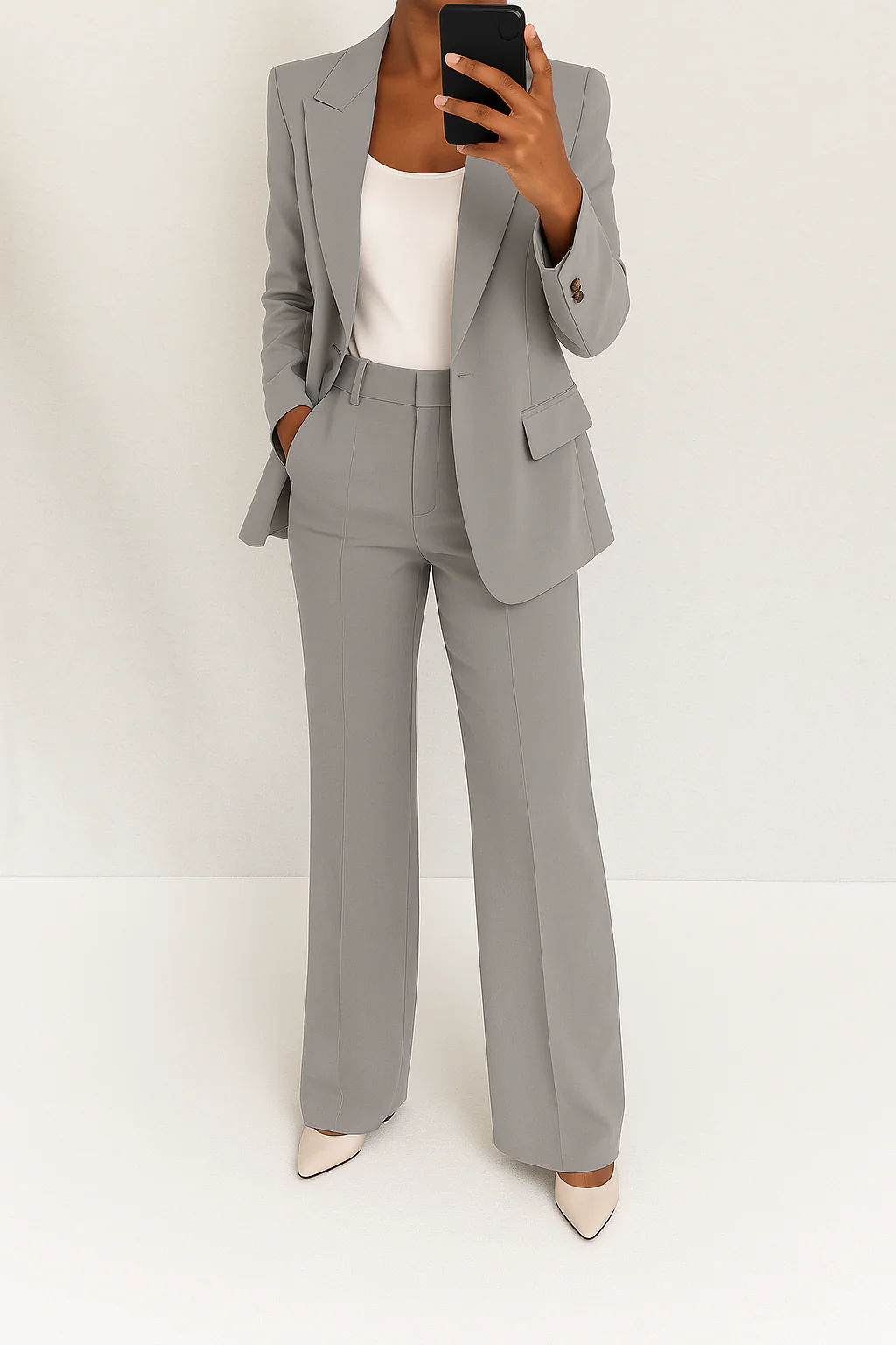 Gemma | Women's Two-Piece Suit | Long-sleeve blazer and Trousers