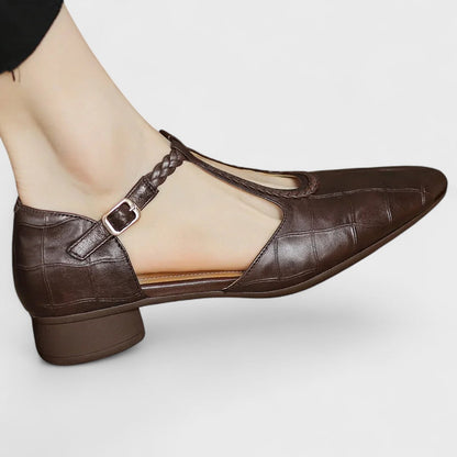Elena Leather Orthopedic Mary Jane Shoes
