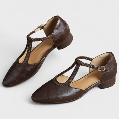 Elena Leather Orthopedic Mary Jane Shoes