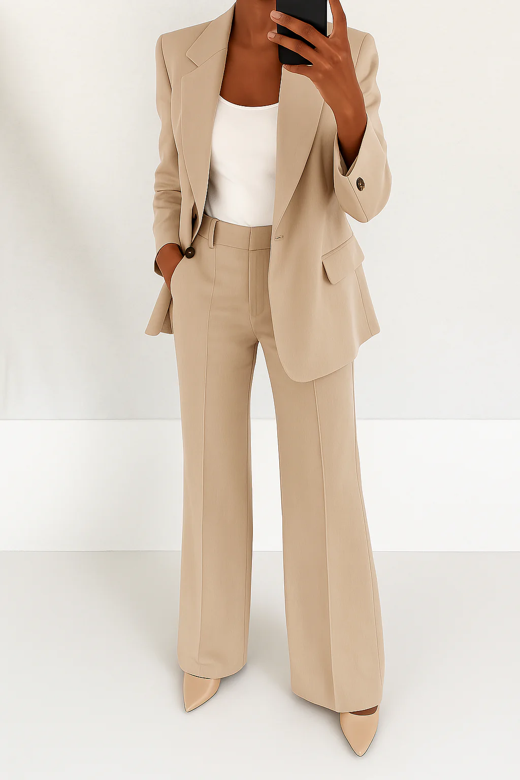 Gemma | Women's Two-Piece Suit | Long-sleeve blazer and Trousers