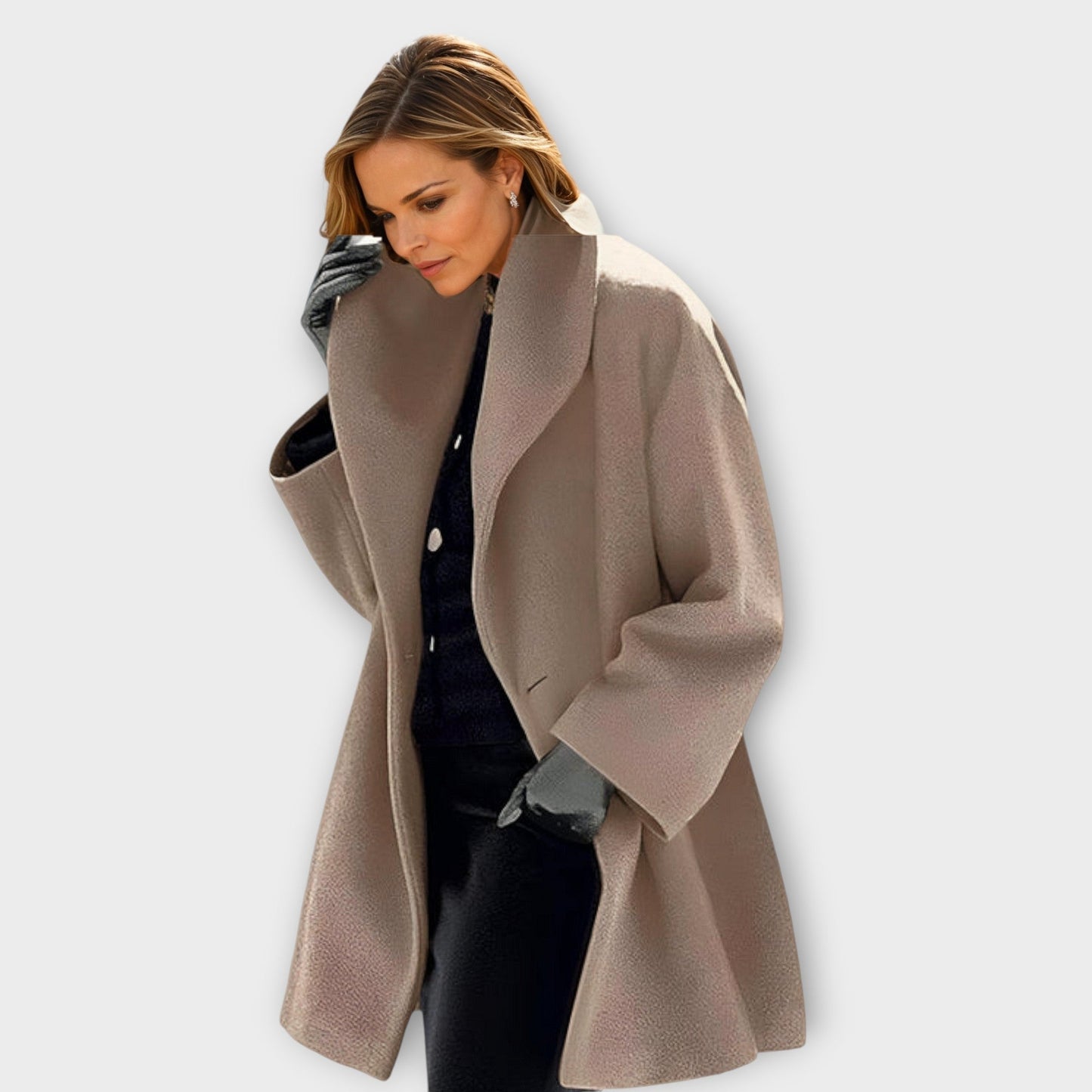 Evelyn Luxe Wrap Coat