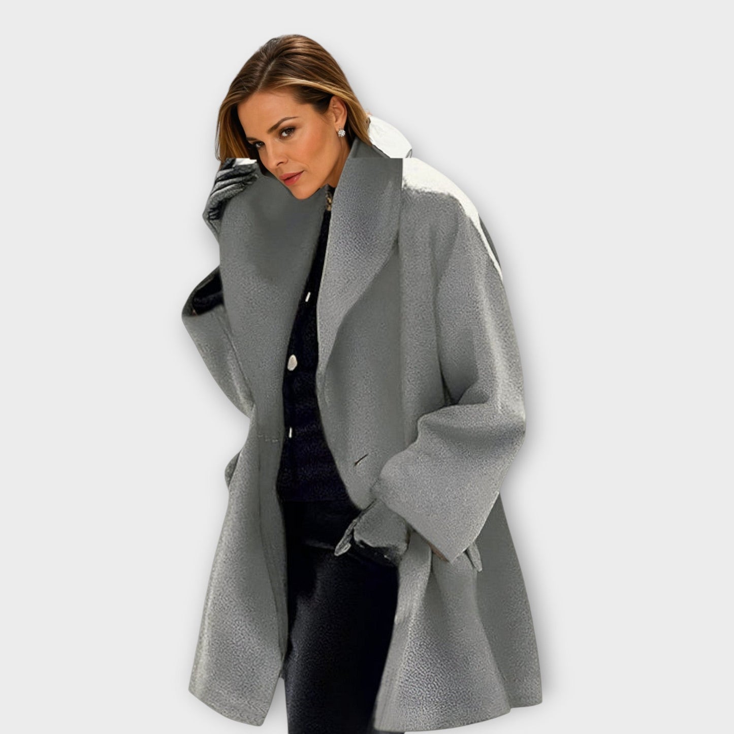 Evelyn Luxe Wrap Coat