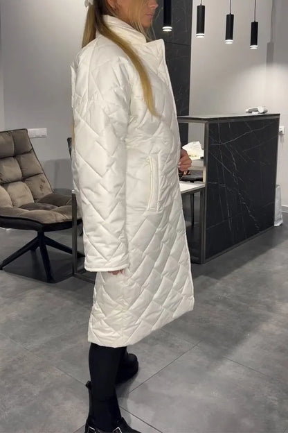 Genevieve Quilted Long Coat