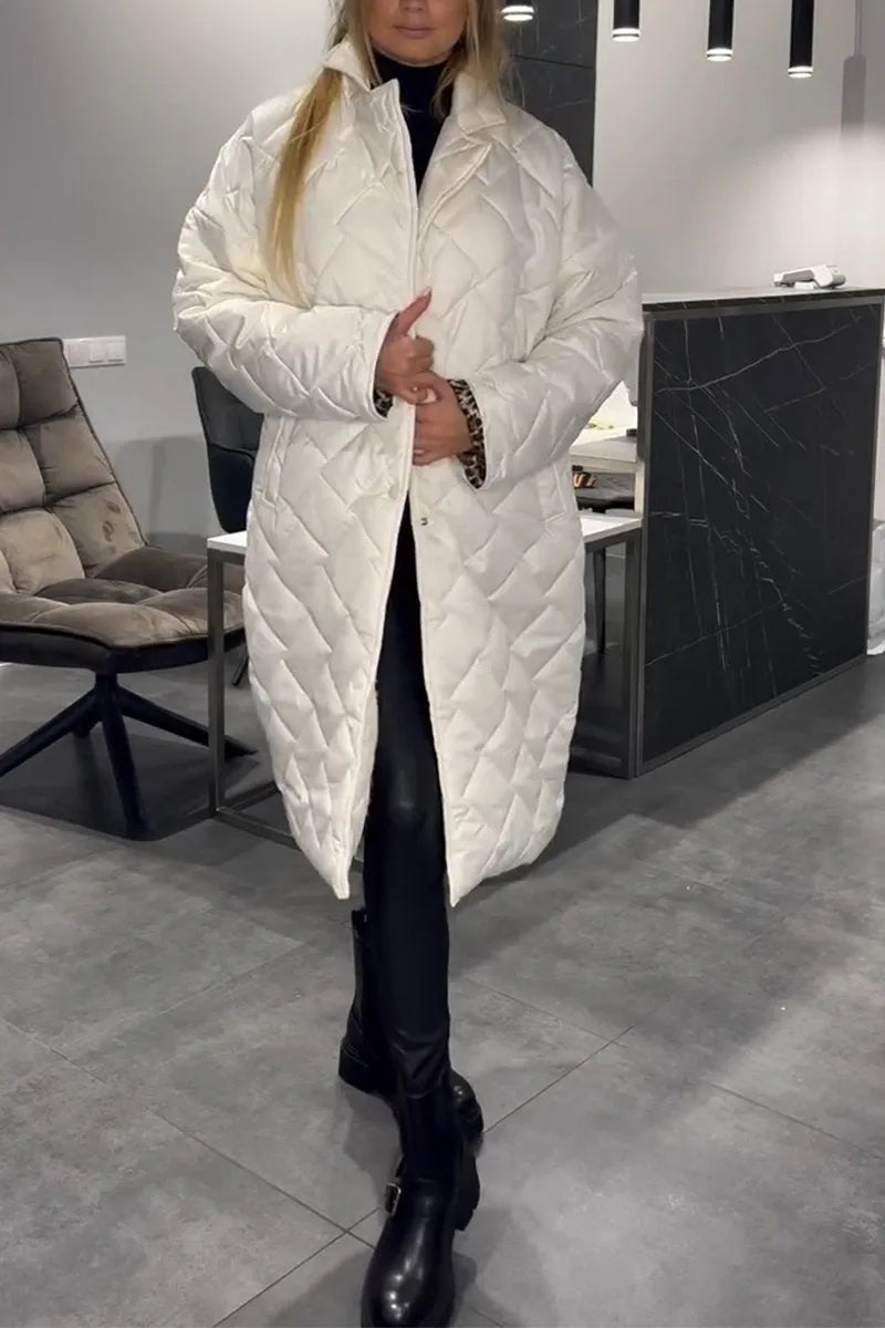 Genevieve Quilted Long Coat