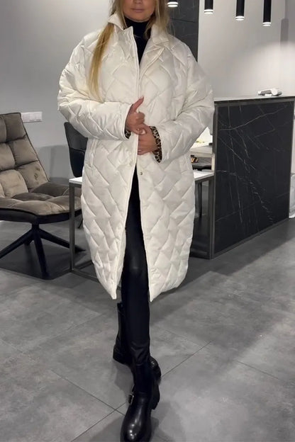 Genevieve Quilted Long Coat