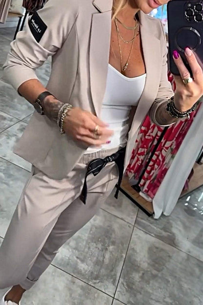 Irenka Chic Two-Piece Blazer Set