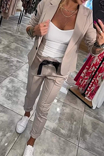 Irenka Chic Two-Piece Blazer Set