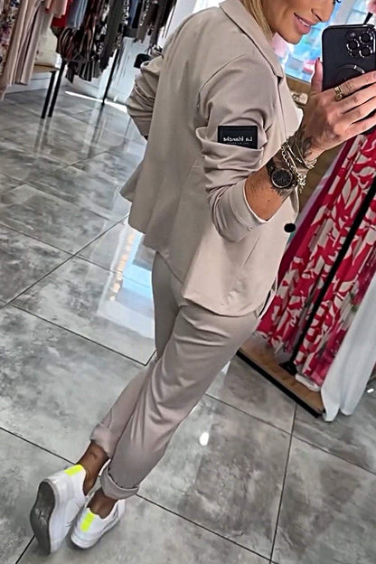 Irenka Chic Two-Piece Blazer Set