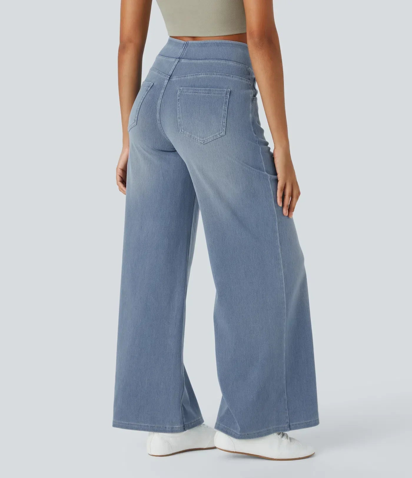 Cambrie High Waist Stretch Pants