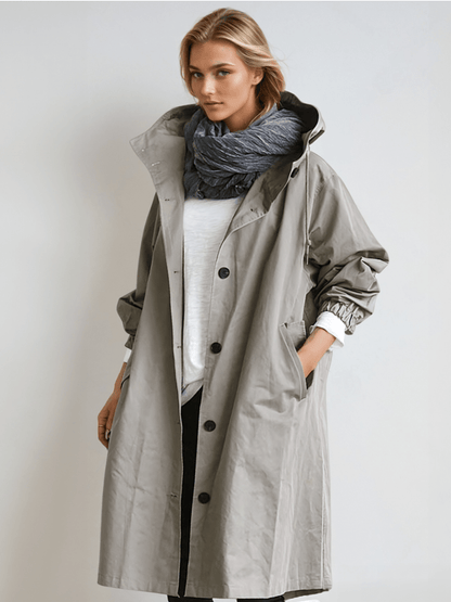 Modaya | Women's Packable Rain Jacket – Hooded Waterproof Coat