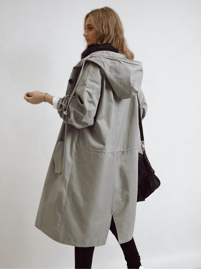 Modaya | Women's Packable Rain Jacket – Hooded Waterproof Coat