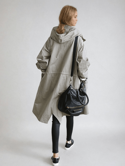 Modaya | Women's Packable Rain Jacket – Hooded Waterproof Coat