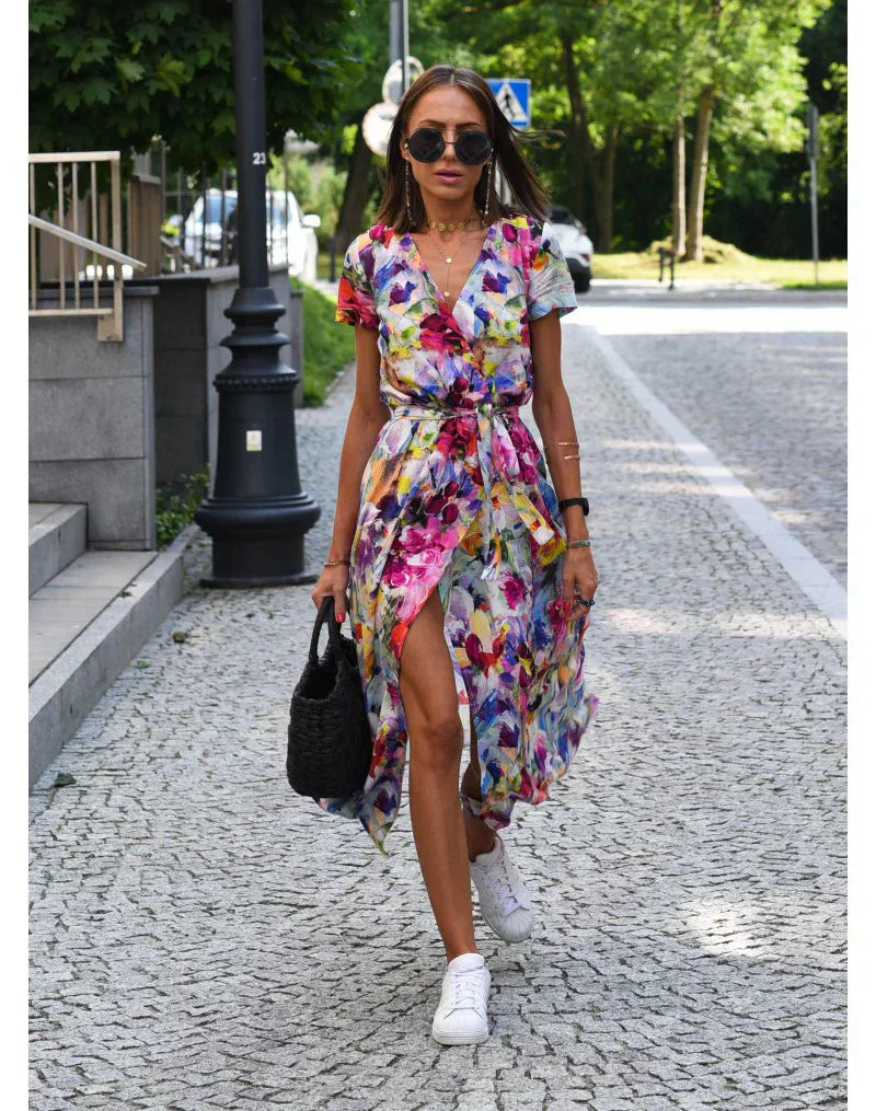 Camellia Floral Midi Dress