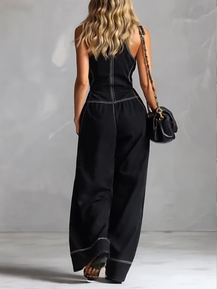 Calystria Zip Elegance Jumpsuit