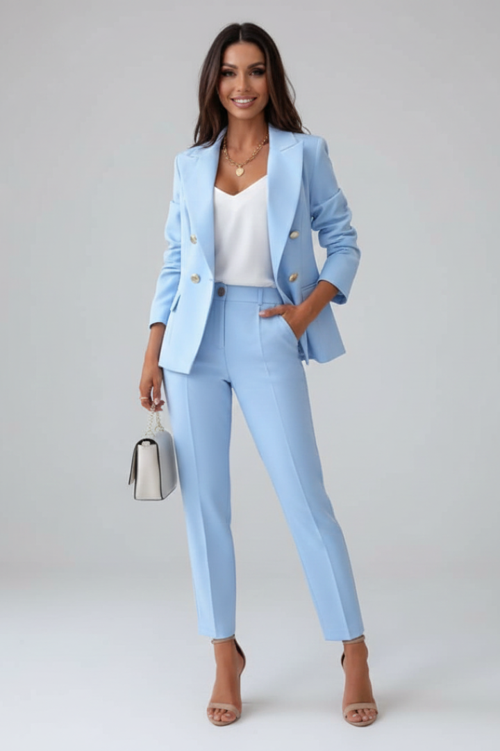 Tiffany | Women's Suit Set - Double-Breasted