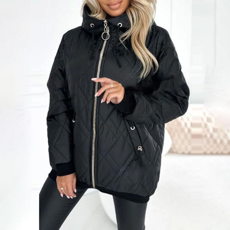 Delaney Quilted Hooded Jacket