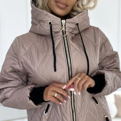 Delaney Quilted Hooded Jacket