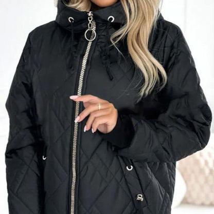Delaney Quilted Hooded Jacket