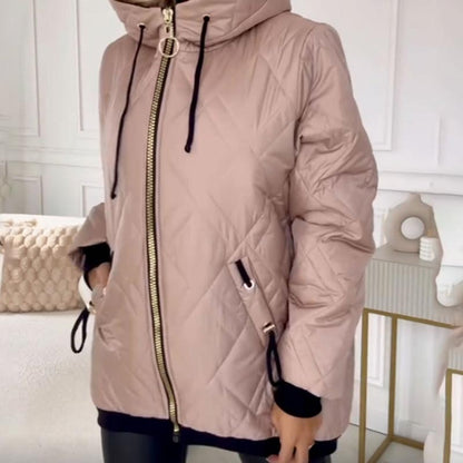 Delaney Quilted Hooded Jacket
