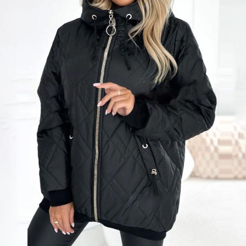 Delaney Quilted Hooded Jacket