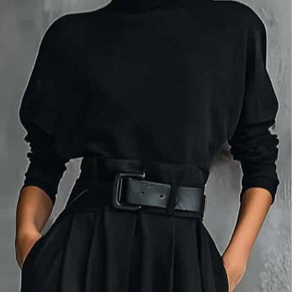 ✈️Gratis verzending!Elegante Damesset: Coltrui Top & Hoge Taille Broek😎